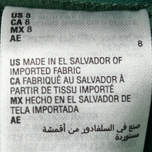 Alfani Women's Size 8 Pants Trousers Wide-leg Straight-leg Emerald Green - Picture 15 of 16